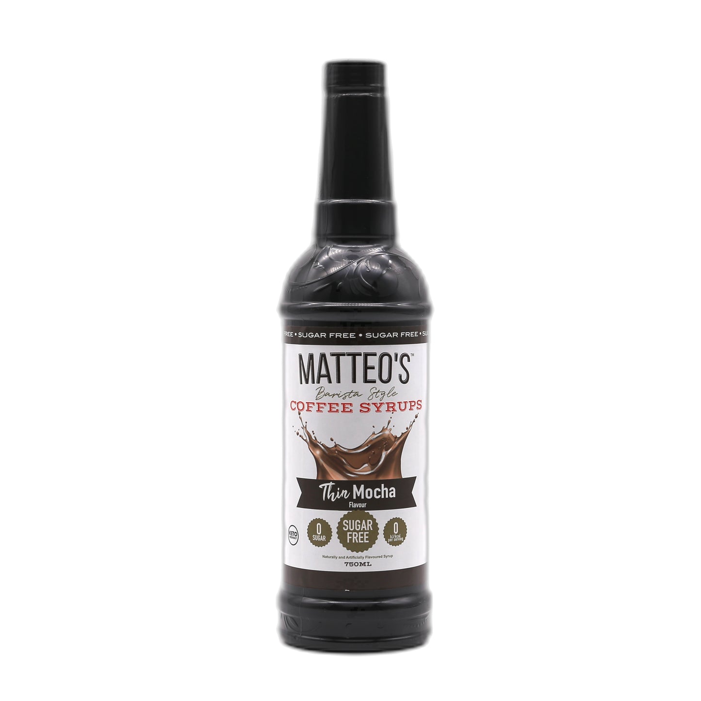 Matteo’s - Mokka - Kaffeesirup (zuckerfrei) 0,75 l