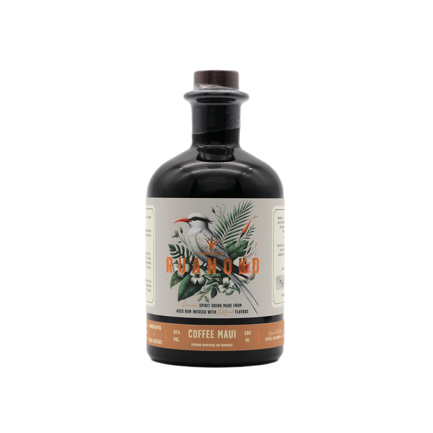 Ruanoko Coffee Maui, Rum based Spirit 0,5 l