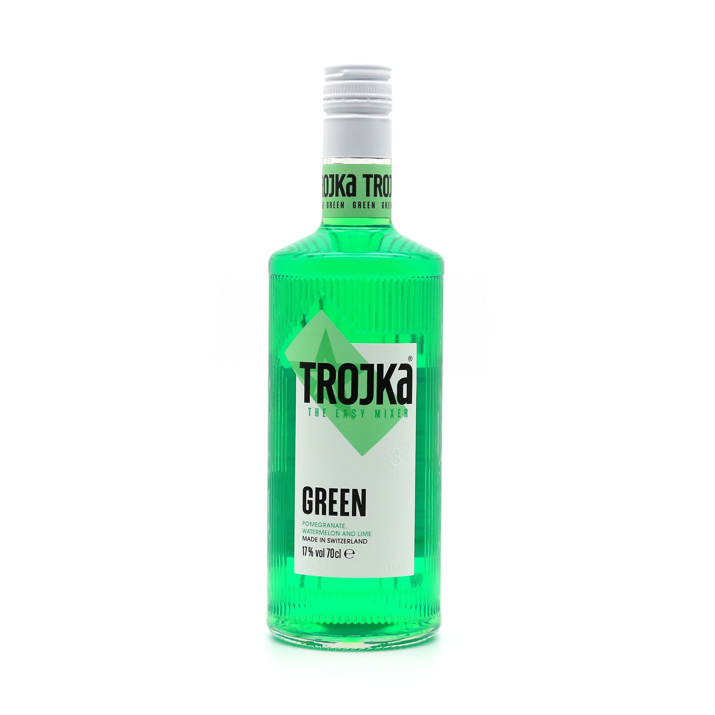 Trojka Green Vodka (Granatapfel, Wassermelone, Limette) 0,7 l