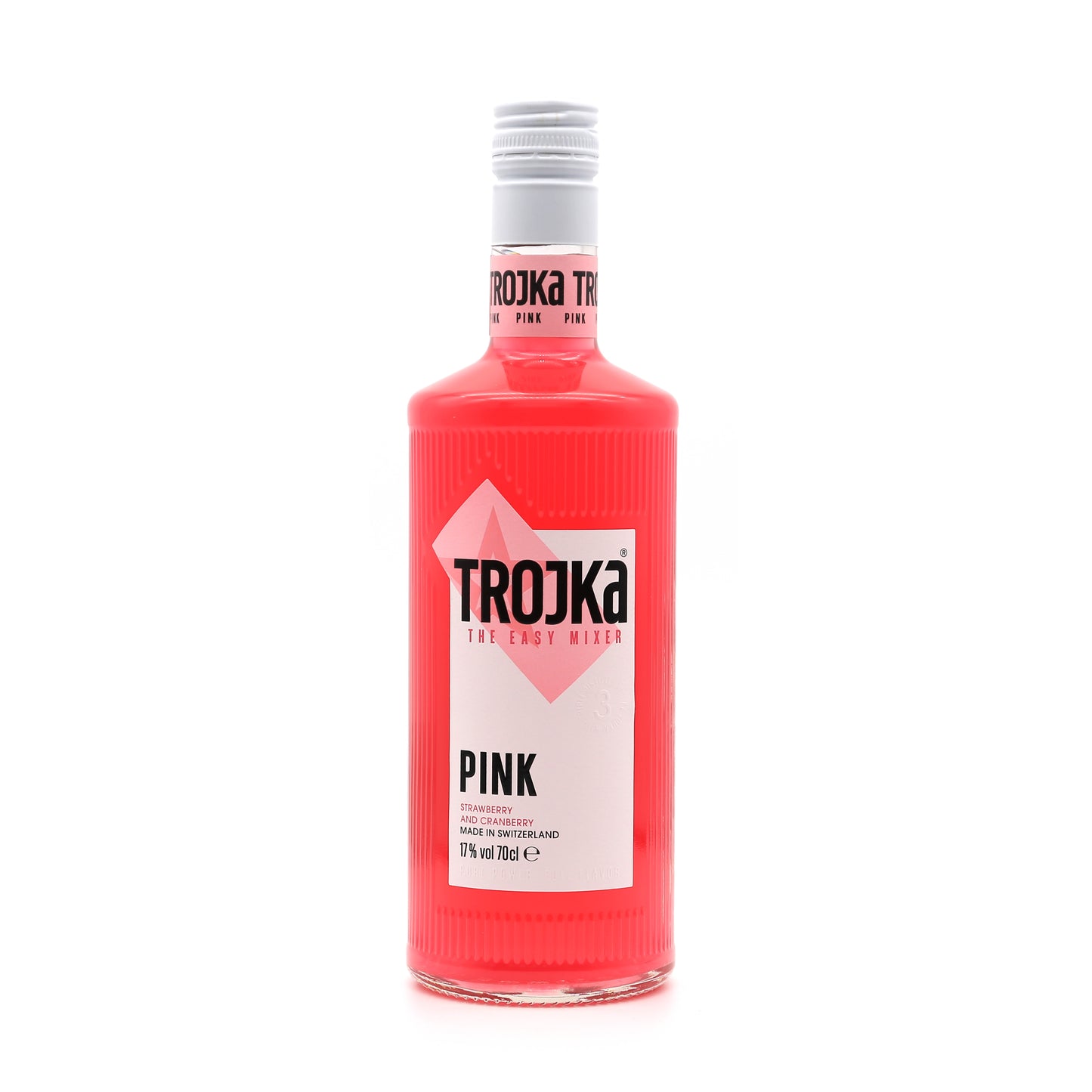 Trojka Pink Vodka (Erdbeere, Cranberry) 0,7 l