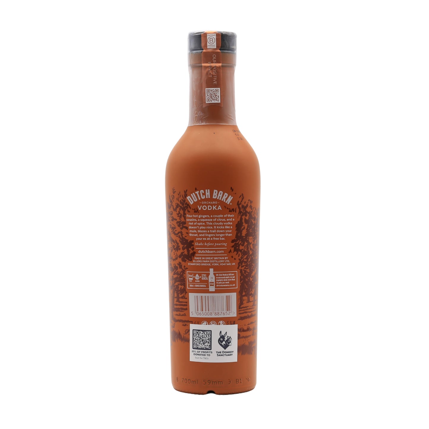 Dutch Barn Ginger Spiced Vodka by Ricky Gervais 700ml