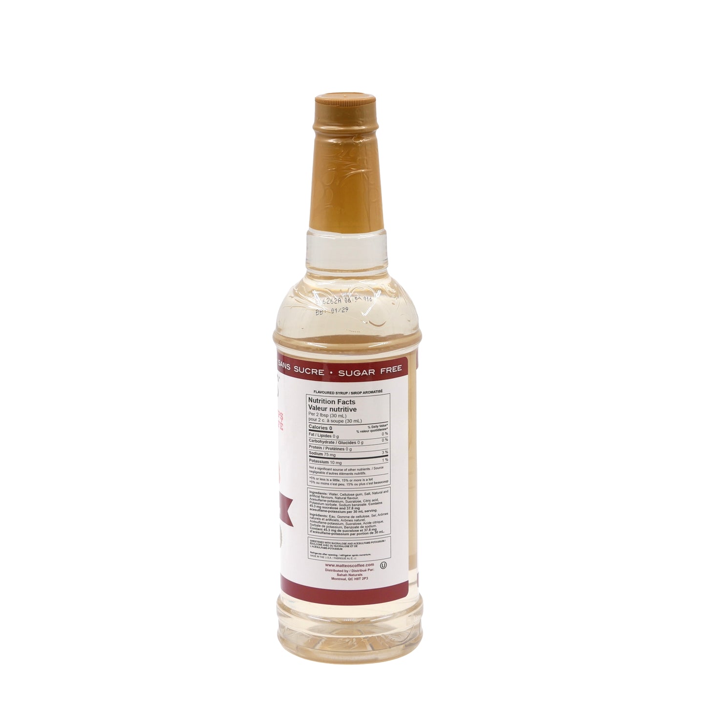 Matteo’s - Karamell-Pekannuss - Kaffeesirup (zuckerfrei) 750ml