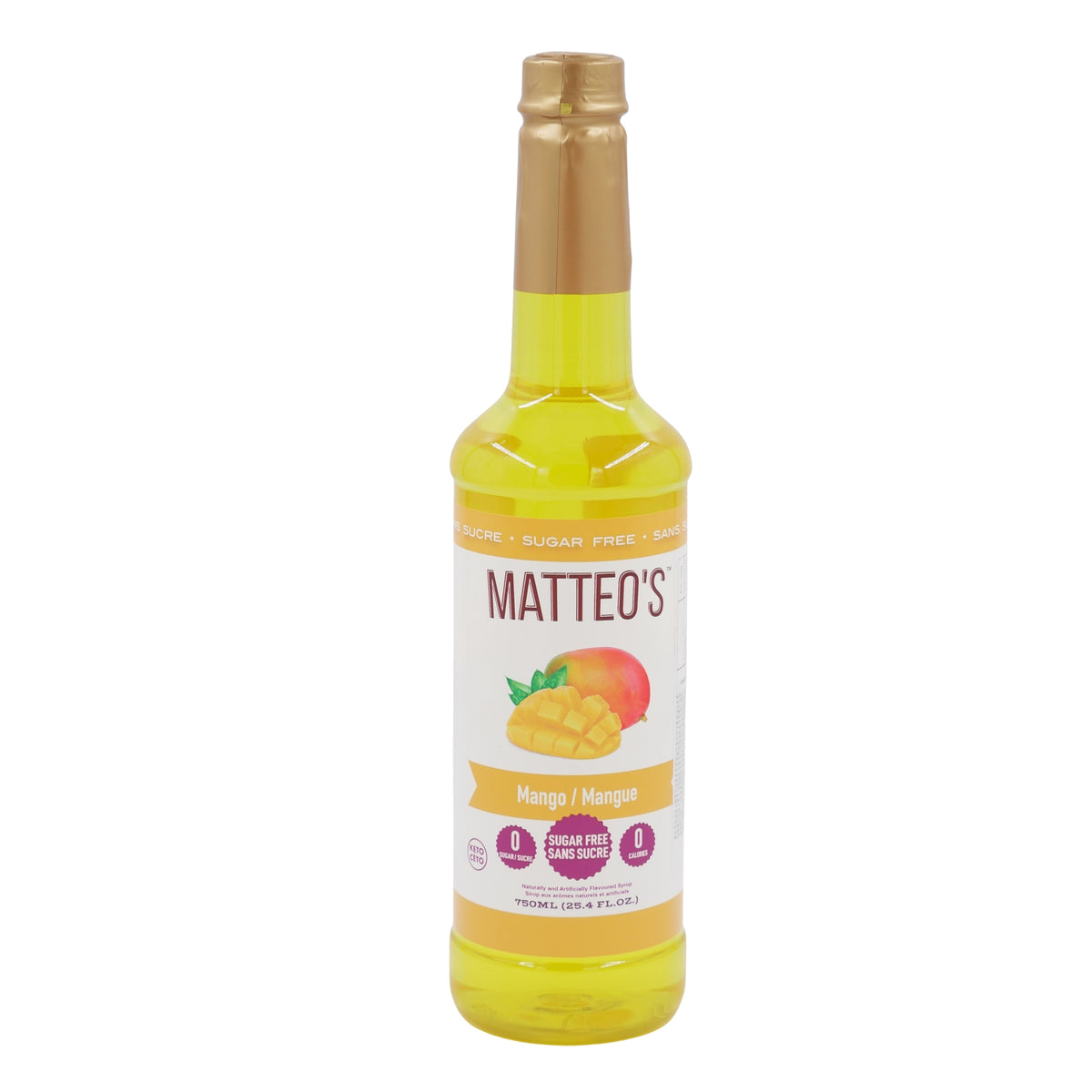 Matteo’s - Mango - Sirup: Perfekt für Dessert, Kaffee und Matcha Latte (zuckerfrei) 1000ml