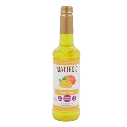 Matteo’s - Mango - Sirup: Perfekt für Dessert, Kaffee und Matcha Latte (zuckerfrei) 1000ml