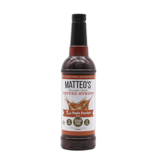 Matteo’s - Maple Bourbon - Kaffeesirup (zuckerfrei) 0,75 l