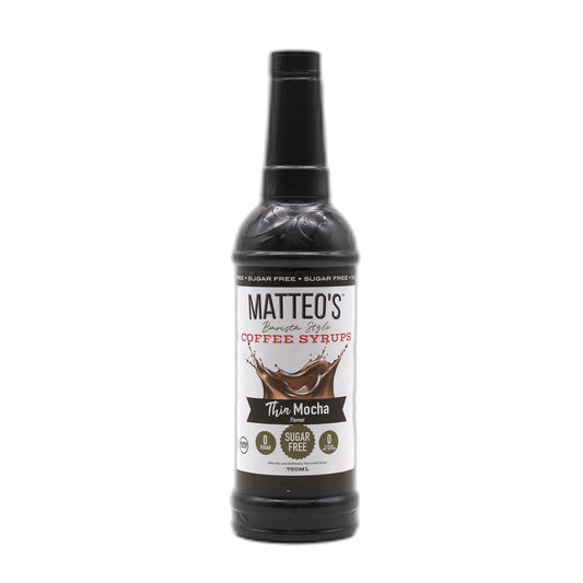 Matteo’s - Mokka - Kaffeesirup (zuckerfrei) 0,75 l
