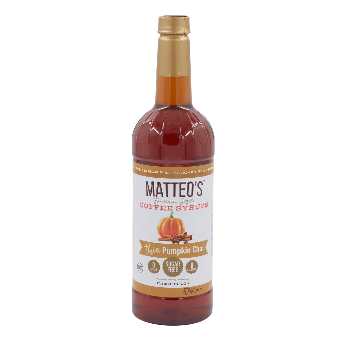 Matteo’s - Pumpkin Chai - Kaffeesirup (zuckerfrei) 1000ml