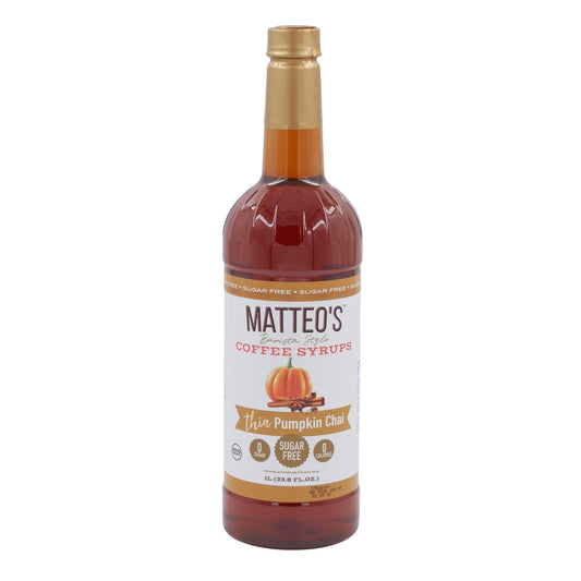 Matteo’s - Pumpkin Chai - Kaffeesirup (zuckerfrei) 1000ml