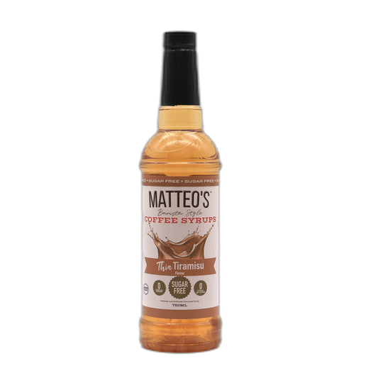 Matteo’s - Tiramisu - Kaffeesirup (zuckerfrei) 0,75 l